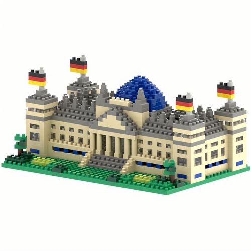 BRIXIES Reichstag Berlin (Art.-Nr. CA675588) - Entdecke mit den Sehenswürdigkeiten-Bau...