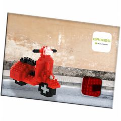 BRIXIES Postkarte Motoroller (bunt) (Art.-Nr. CA842779)