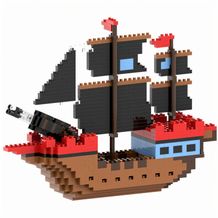 BRIXIES Piratenschiff (bunt) (Art.-Nr. CA947506)