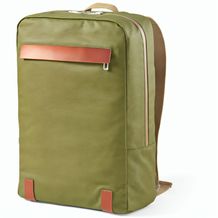 Vienna Rucksack 23L recy. Baumwolle 340 gsm (armeegrün) (Art.-Nr. CA229826)