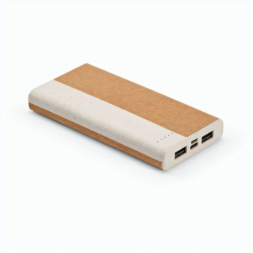 Archimedes Powerbank Batterie 10 000 mAh (Art.-Nr. CA323639) - Unsere Powerbank aus Kork und Weizenstro...