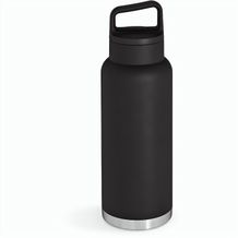 Zambezi 1000 Trinkflasche recy. Edelstahl 1160 ml (Schwarz) (Art.-Nr. CA402727)