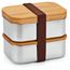 Vermeer Lunchbox Bambus 1480 ml (silber) (Art.-Nr. CA493696)