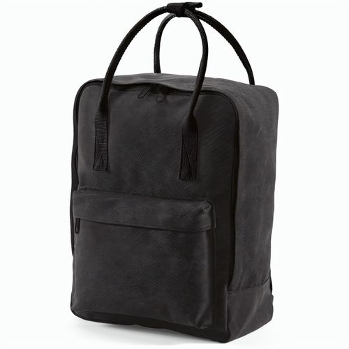 Stockholm Rucksack 18L recy. Baumwolle 450 gsm (Art.-Nr. CA618273) - Dieser Rucksack aus recyceltem Baumwollg...