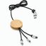 Feynman Ladekabel rPET 3 in 1 (Schwarz) (Art.-Nr. CA686332)