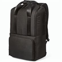 Bucharest Rucksack 18L rPET 600D (Schwarz) (Art.-Nr. CA748669)