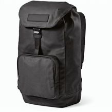 Copenhagen Laptop Rucksack 20L recy. Baumwolle 240 gsm (Schwarz) (Art.-Nr. CA878308)