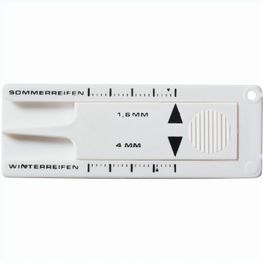 Schlüsselanhänger "Reifenprofilmesser"