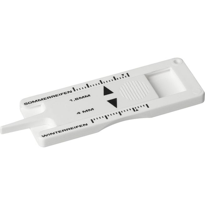 Schlüsselanhänger "Reifenprofilmesser"