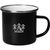 Emaille-Becher "Cozy". 300 ml. schwarz (Bild 3)