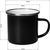 Emaille-Becher "Cozy". 300 ml. schwarz (Bild 3)