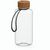 Trinkflasche "Natural", 1,0 l, inkl. Strap