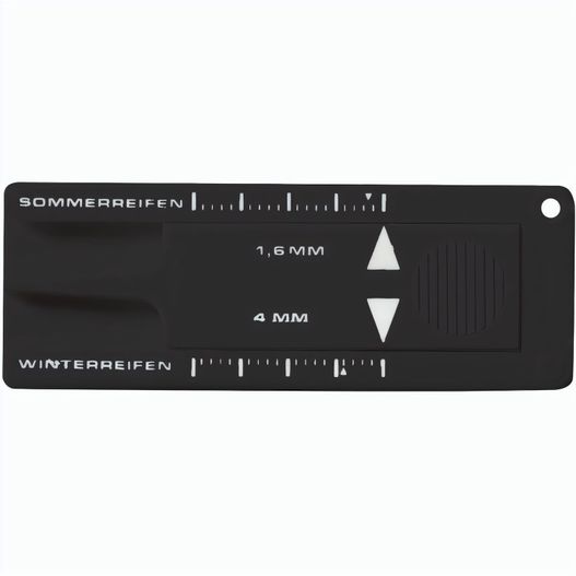 Produktabbildung Schlüsselanhänger "Reifenprofilmesser", RE:cycle Schlüsselanhänger "Reifenprofilmesser", RE:cycle (Bild 1)