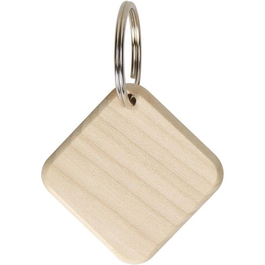 Produktabbildung Holzschlüsselanhänger "Maple" eckig Holzschlüsselanhänger "Maple" eckig (Bild 1)