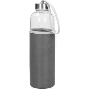 Glasflasche mit Hülle "Pure". 0.7l