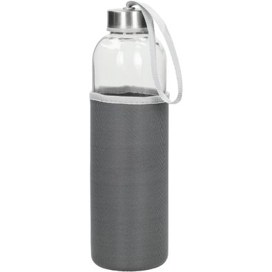 Glasflasche mit Hülle "Pure". 0.7l