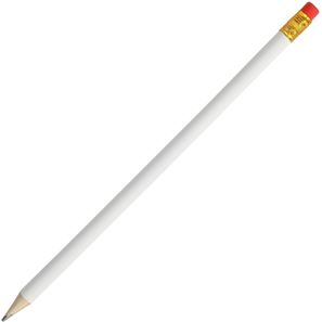 Bleistift "White" mit Radiergummi