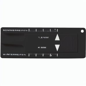 Schlüsselanhänger "Reifenprofilmesser"