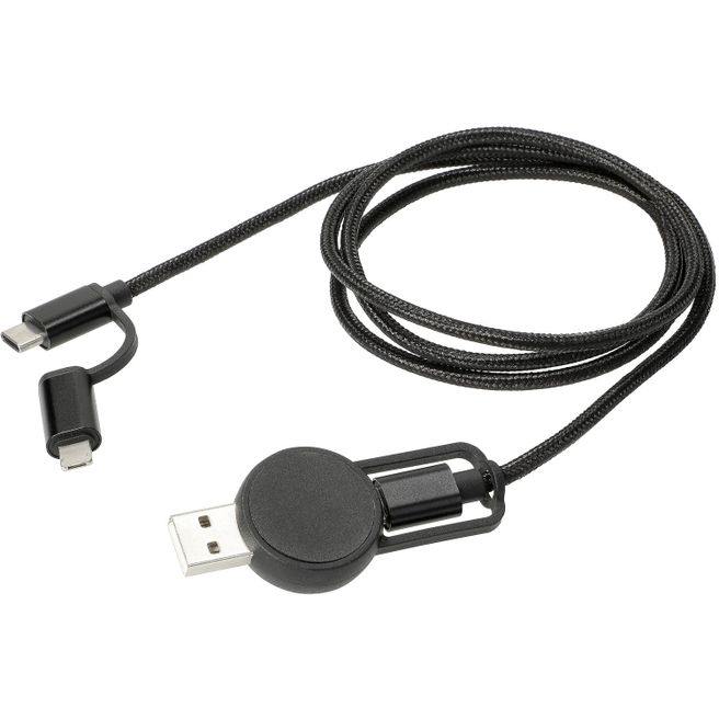 Produktabbildung Schnell-Ladekabel "Flexi". 5 in 1 Schnell-Ladekabel "Flexi". 5 in 1