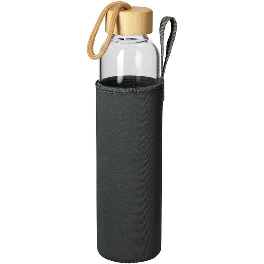 Produktabbildung Glasflasche mit Hülle "Bamboo" 0.65 l Glasflasche mit Hülle "Bamboo" 0.65 l (Bild 1)