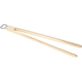 Holz-Grillzange "Opener" mit Kapselheber. 43 cm