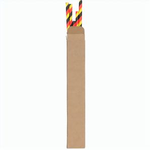 Fanpapierstrohhalm Deutschland, 11er Set "Nations"