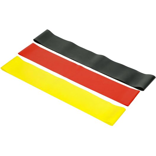 Produktabbildung Gymnastikband „Workout“. 3er Set Gymnastikband „Workout“. 3er Set (Bild 1)
