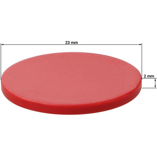 Produktabbildung Einkaufswagenchip ohne Loch Einkaufswagenchip ohne Loch (Bild 1)