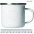 Emaille-Becher "Cozy",300 ml, weiß (Bild 3)