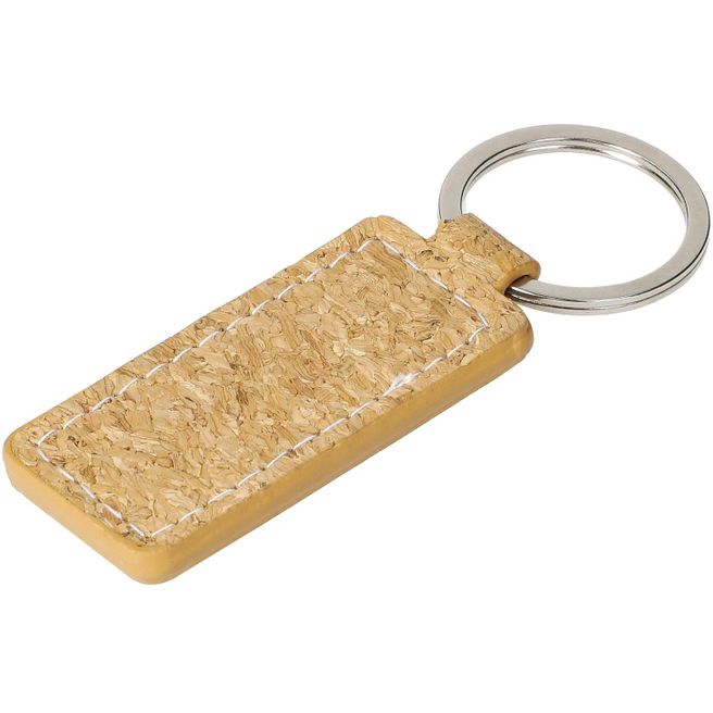 Schlüsselanhänger "Kork". eckig