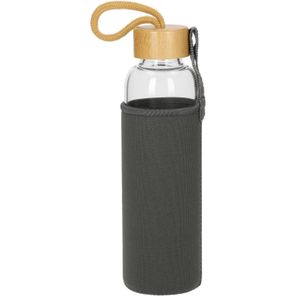 Glasflasche mit Hülle "Bamboo" 0,55 l