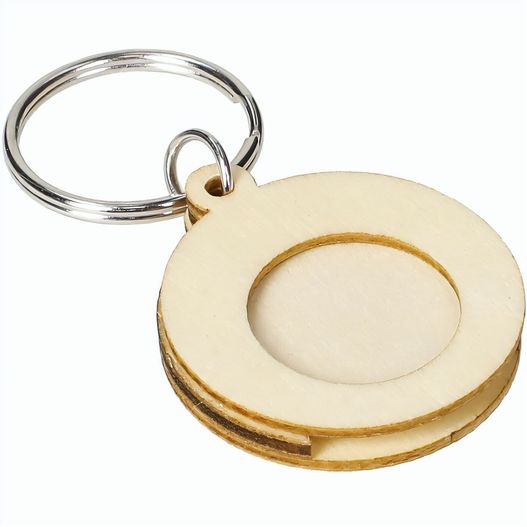Produktabbildung Holzchip-Schlüsselanhänger "Circle" Holzchip-Schlüsselanhänger "Circle" (Bild 1)
