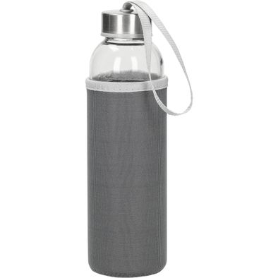 Glasflasche mit Hülle "Pure". 0.5l