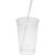 Trinkbecher "Vital". 500 ml mit Deckel und Strohhalm (Bild 1)