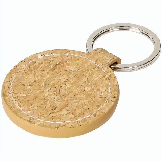 Produktabbildung Schlüsselanhänger "Kork". rund Schlüsselanhänger "Kork". rund (Bild 1)