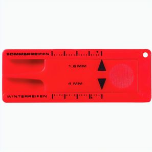 Schlüsselanhänger "Reifenprofilmesser"