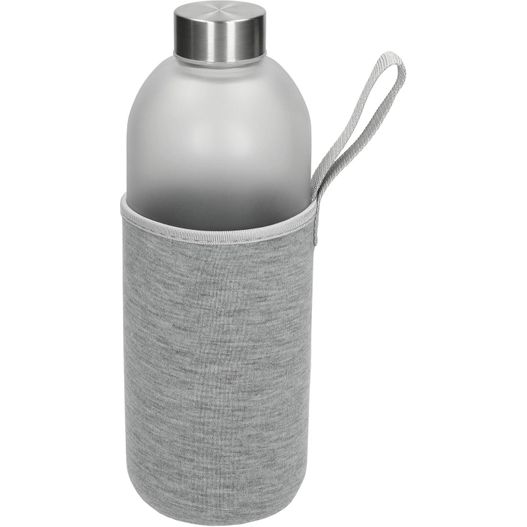Produktabbildung Glasflasche mit Hülle "Iced" 1,0 l Glasflasche mit Hülle "Iced" 1,0 l (Bild 1)