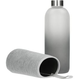 Glasflasche mit Hülle "Iced" 1.0 l