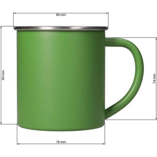 Produktabbildung Edelstahlbecher "Adventura". 340 ml Edelstahlbecher "Adventura". 340 ml (Bild 1)