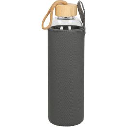 Produktabbildung Glasflasche mit Hülle "Bamboo" 1.0 l Glasflasche mit Hülle "Bamboo" 1.0 l