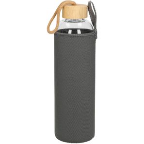 Glasflasche mit Hülle "Bamboo" 1,0 l