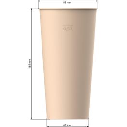 Produktabbildung Bio-Trinkbecher "Colour" 0.5 l Bio-Trinkbecher "Colour" 0.5 l
