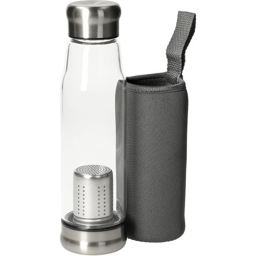 Produktabbildung Glasflasche mit Hülle "Flavour" 0.5 l Glasflasche mit Hülle "Flavour" 0.5 l (Bild 1)