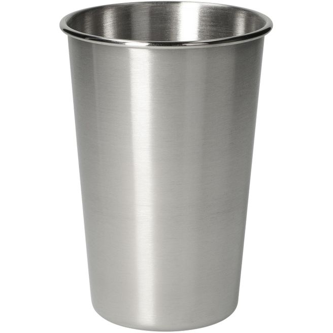 Edelstahlbecher "Metallo". 500 ml