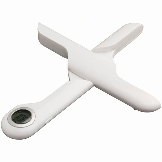 ein weißes flugzeug geformtes objekt mit einem knopf HAZELWOOD (Bild 1)