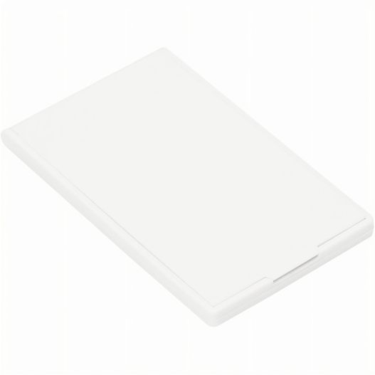 ein weißes elektronisches gerät auf weißer oberfläche Taschenspiegel (Bild 1)