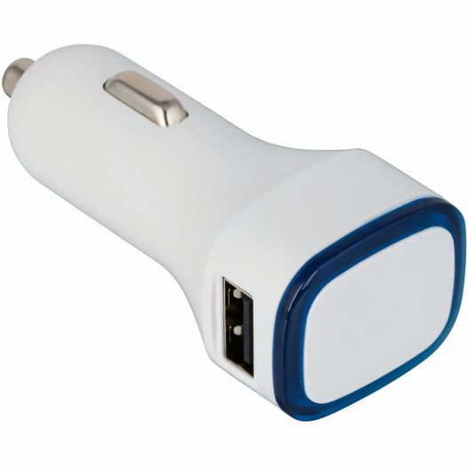 ein weißes und blaues auto-ladegerät USB-Autoladeadapter (Bild 1)