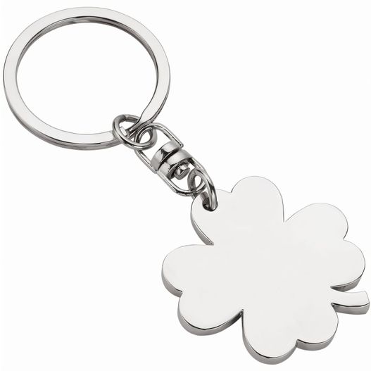 eine metall-schlüsselkette mit einem blumenförmigen design Schlüsselanhänger (Bild 1)