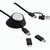 6-in-1 Ladekabel inkl. Kabelhalter REEVES-CONVERTICS DESKTOP