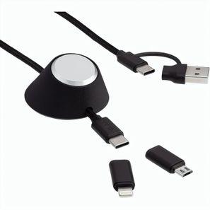 6-in-1 Ladekabel inkl. Kabelhalter